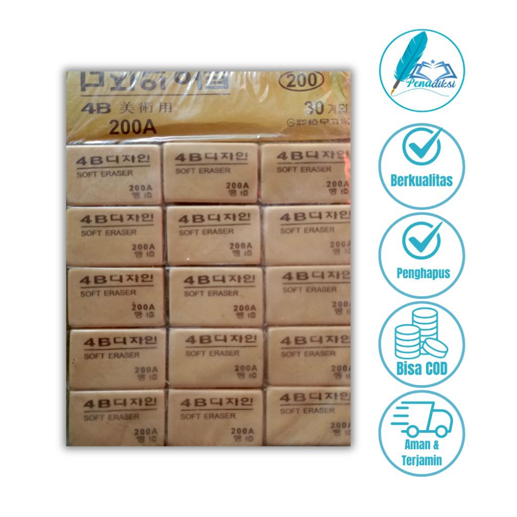 

Penghapus 4B 200A Harga Satuan