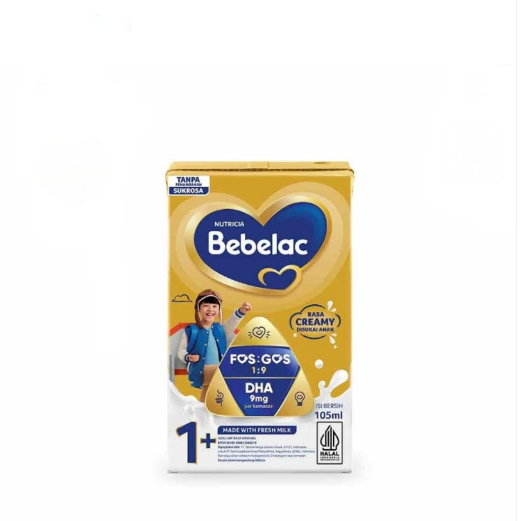 

bebelac susu formula cair rasa plain 105 ml