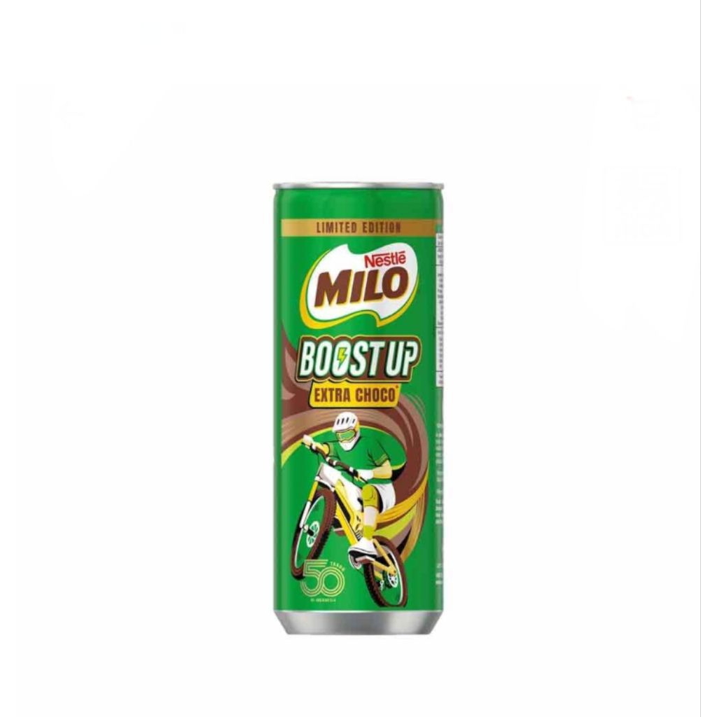

Milo boost up extra choco kaleng 220 ml