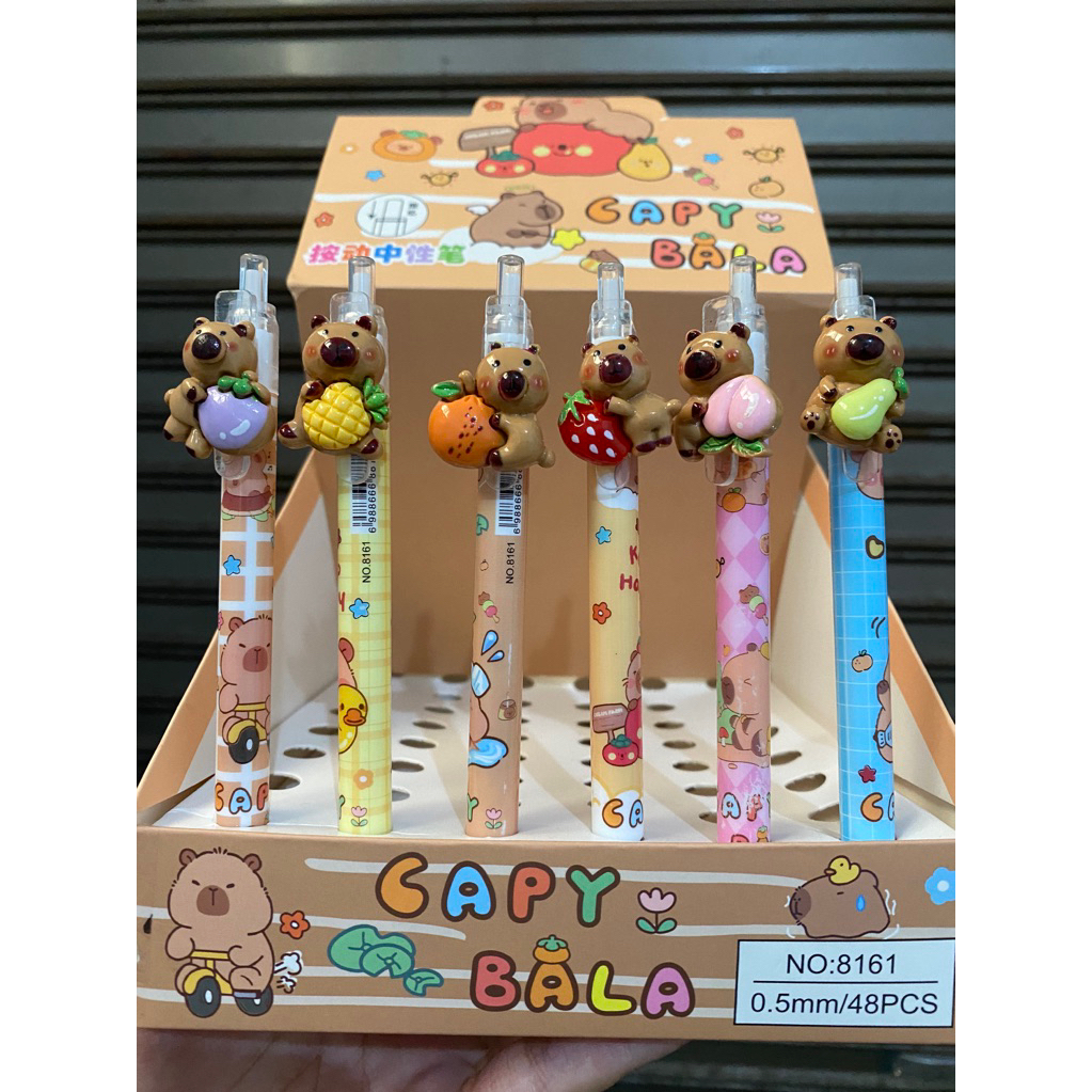 

Pulpen Gel Clay Capybara Fruit