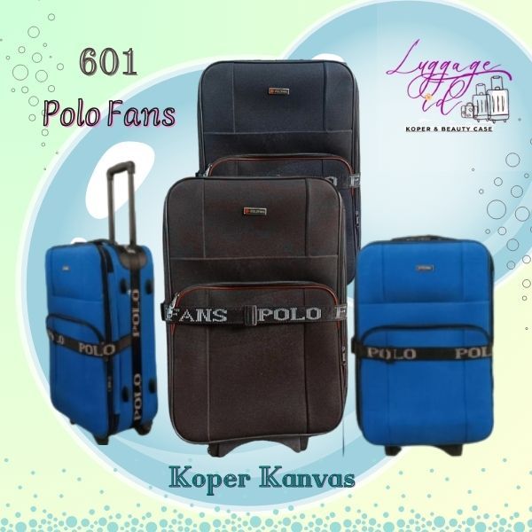 Koper Kain 20 inch Koper Kabin Koper Kanvas Koper Polo Fans Koper Umroh Travel Termurah