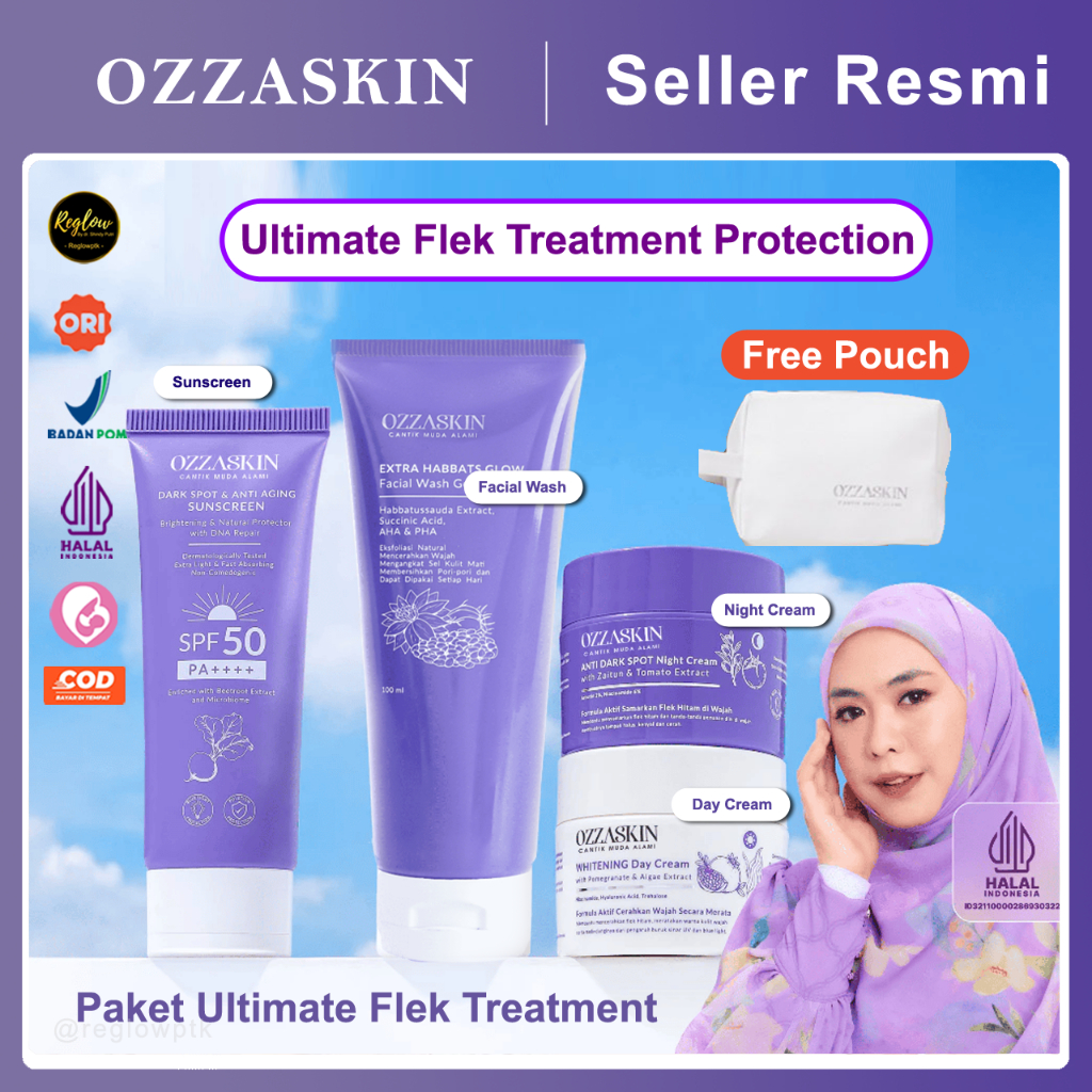 OZZASKIN Official By Oki Setiana Dewi - Basic Skincare - Flek Treatment Skincare Ozzaskin Pontianak