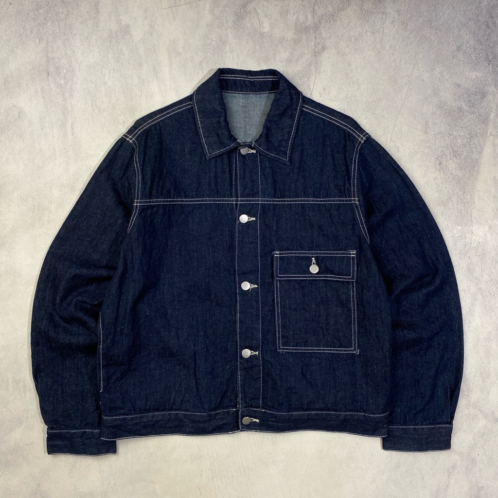 8Seconds Soft Jeans Type 1 Denim Trucker Jacket Casual Harrington Work Jacket