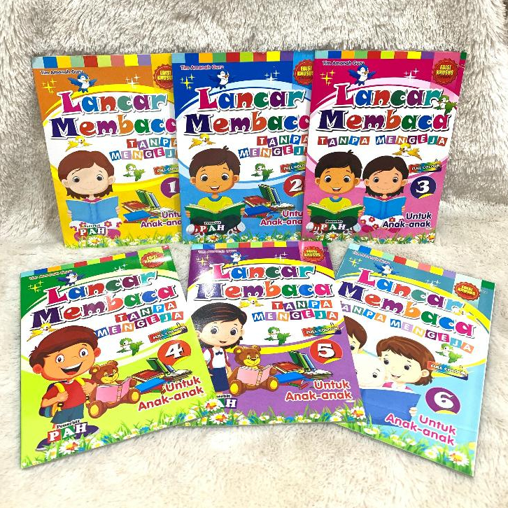 

Paket 6 Buku Belajar Membaca Anak - Anak : Lancar Membaca Tanpa Mengeja Cerdas dan Pintar - Pustaka Agung Harapan - BKA