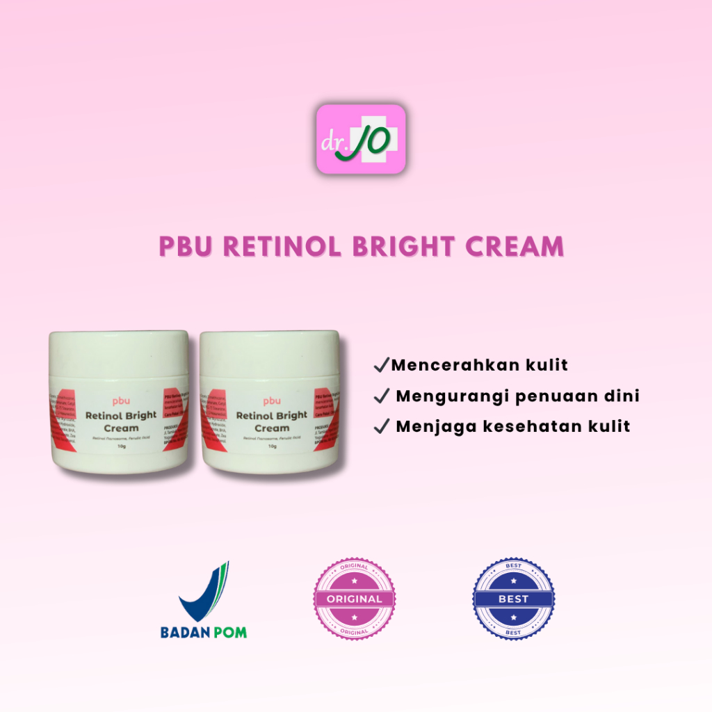 PBU RETINOL BRIGHT CREAM | BRIGHTENING CREAM | PBU WHITENING SERIES | JO BEAUTY SKINCARE