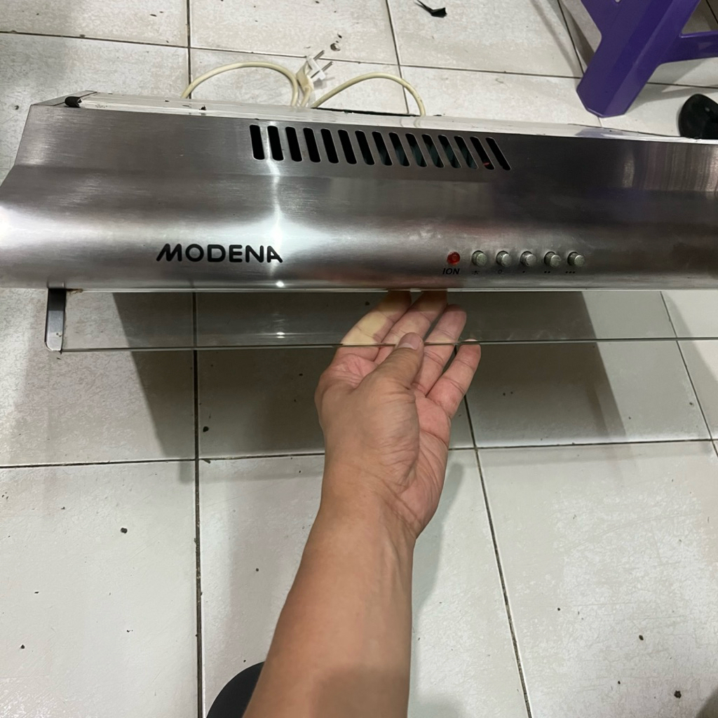 (SECOND / SEKEN / PRELOVED) MODENA COOKER SLIM HOOD PENGHISAP ASAP KOMPOR SX 6501 V SX6501V EXHAUST 
