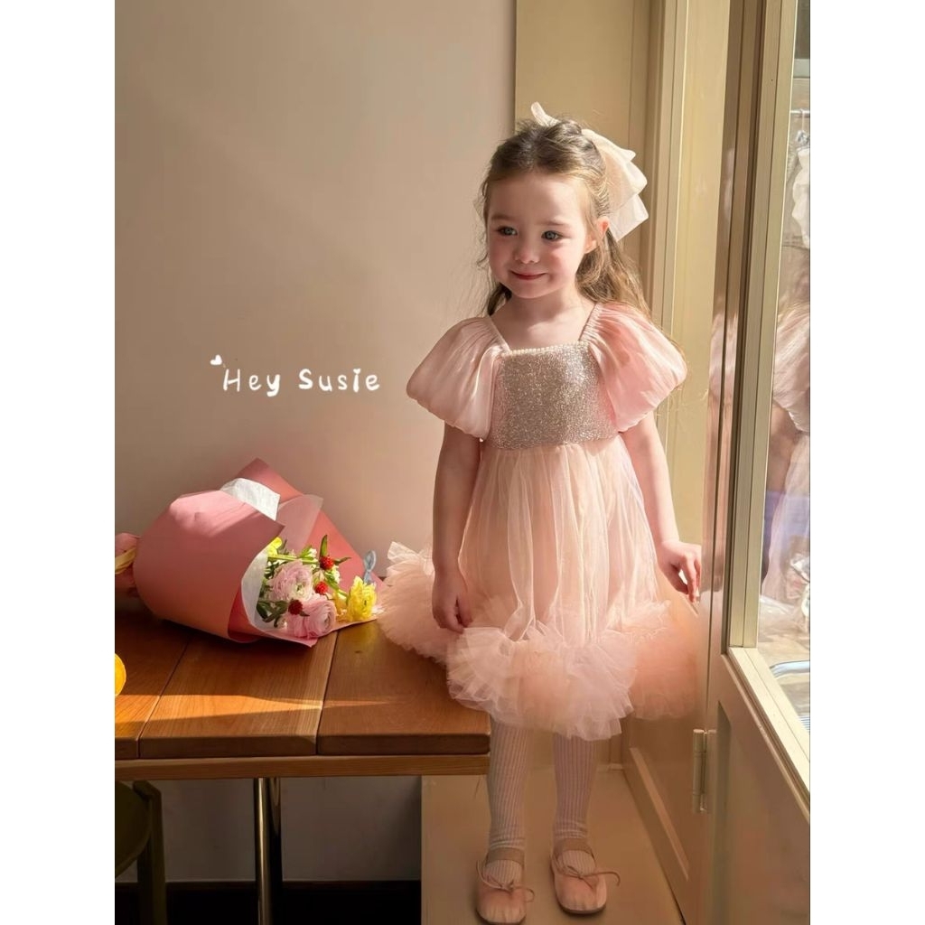 [COD] USIA 1-2-3-4-5-6-7TH DRES PESTA ULANG TAHUN TILE TANGAN BALON PREMIUM SUPER CANTIK AA_KIDSFASH