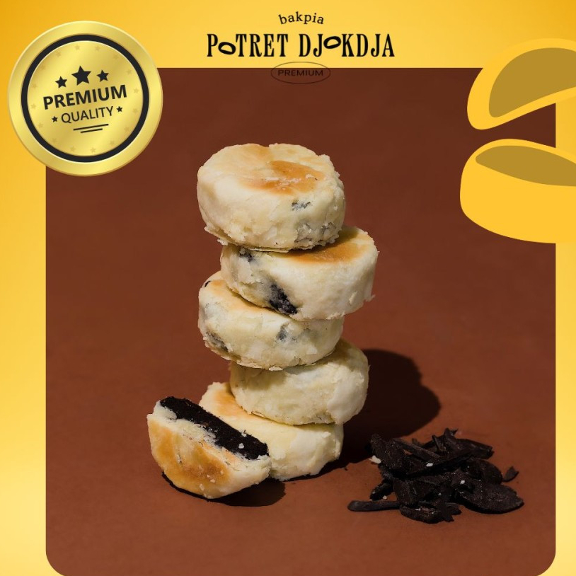 

BAKPIA COKLAT PREMIUM - BAKPIA POTRET DJOKDJA OLEH OLEH KHAS JOGJA ISI 4 PCS