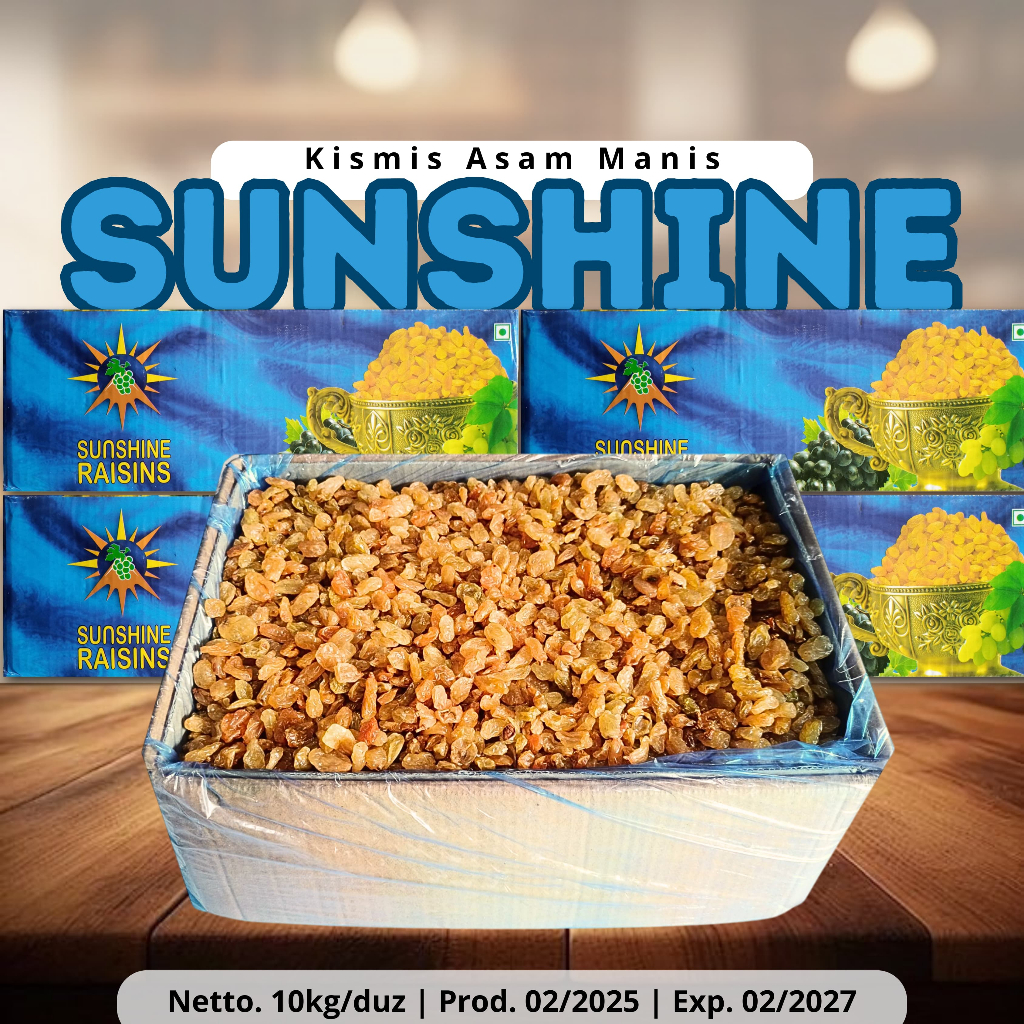 

Kismis Manis-Asem 5kg Segar Sunshine Raisin – 100% Original