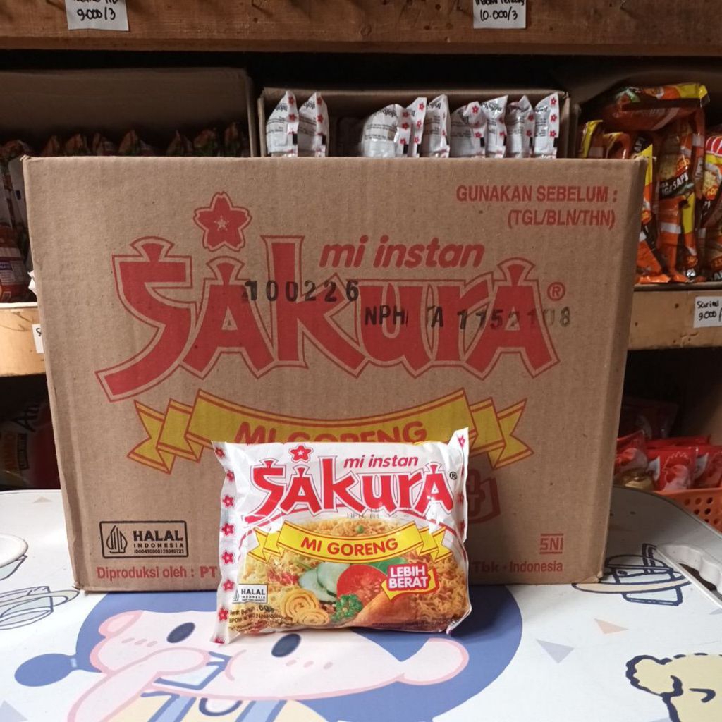

Mie Sakura Goreng Mie instant 1 Karton (40 Pcs)