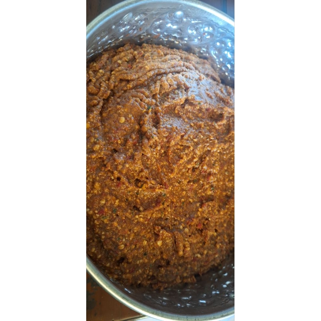 

sambal pecel khas kediri.