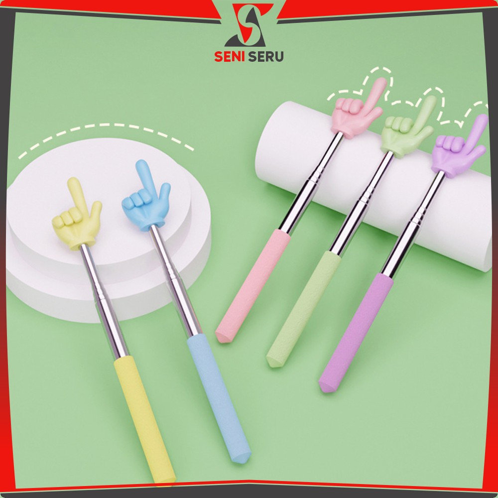 

Penunjuk Papan Tulis Tongkat Pointer Untuk Mengajar Alat Stationery / Tongkat Tunjuk Praktis Extendable Pointer Teleskopik Seni Seru A123
