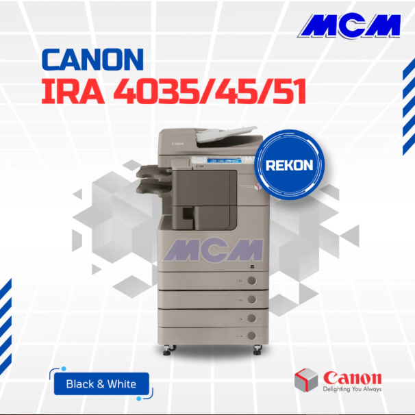 Canon iRA 4051 4045 Mesin Fotocopy Rekondisi 110V