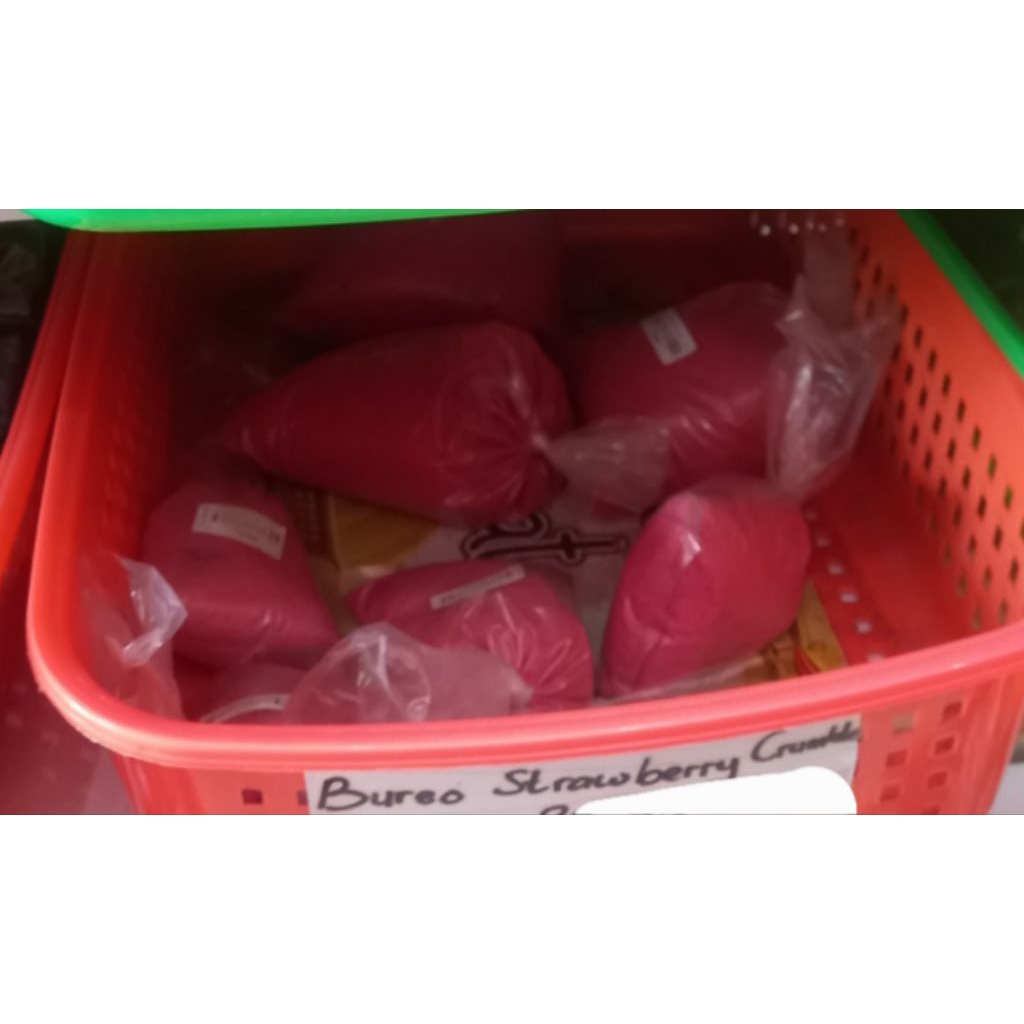 

Bureo-crumble-dekorasi kue-strawbery-250gr-repack