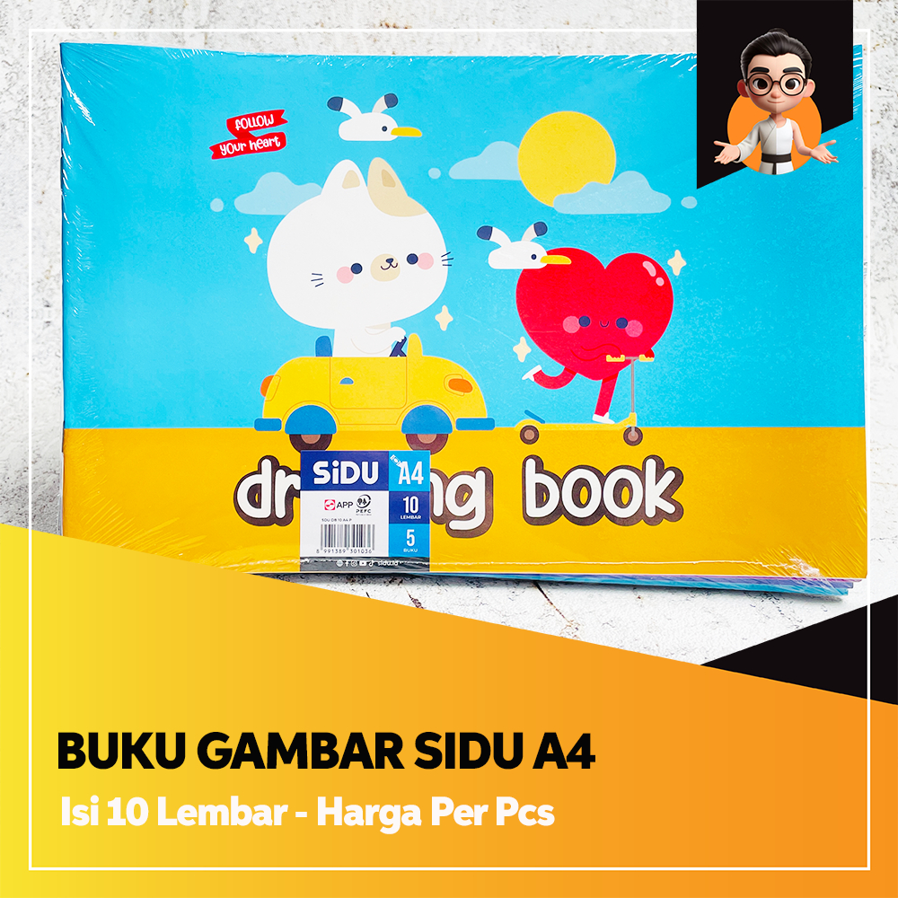 

Buku Gambar SIDU A4 (10 Lembar) - Drawing Book Murah & Berkualitas - 1 Pcs
