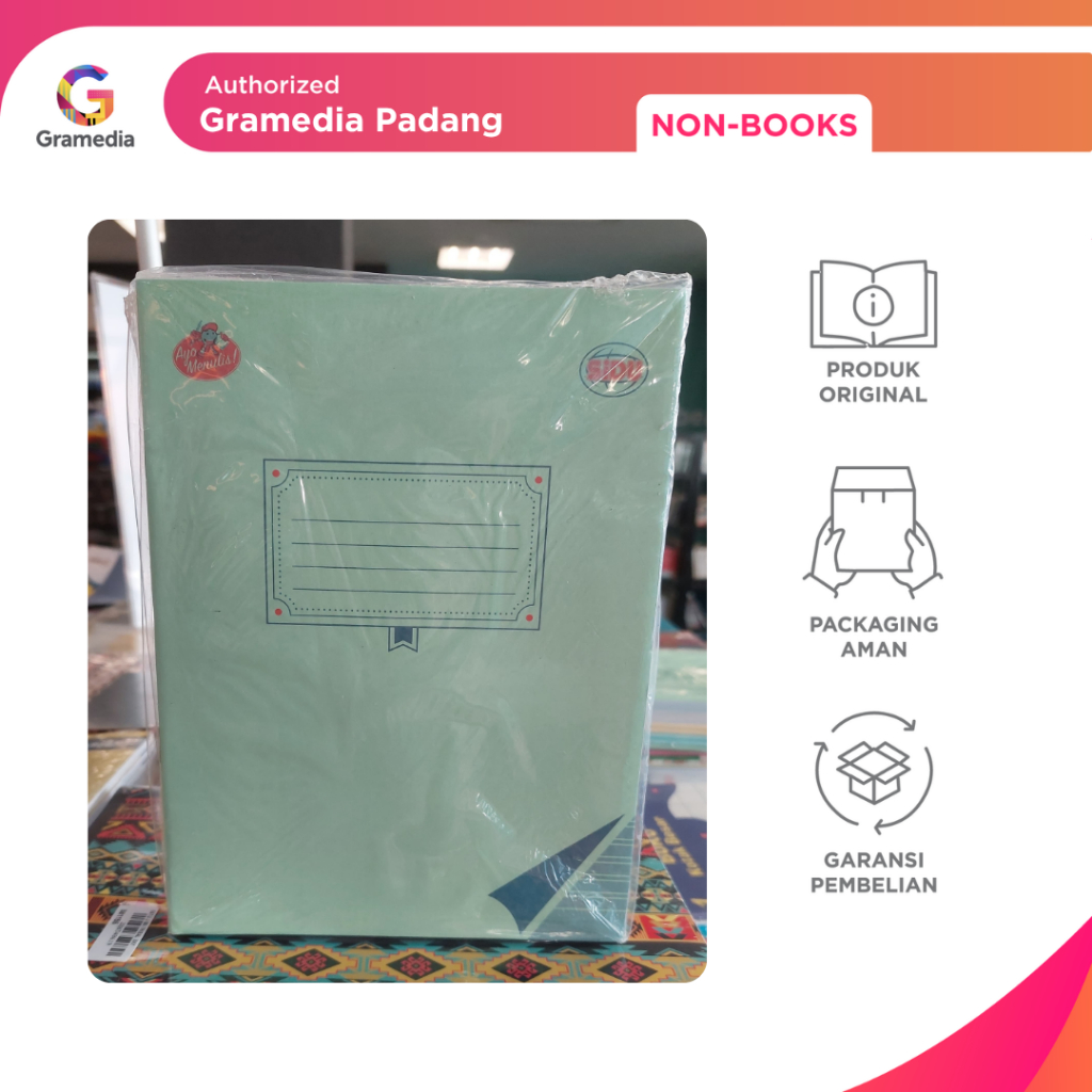 

Gramedia padang - Buku Tulis Halus Kasar Sidu 38 kwarto Isi 1 Pack (10pcs)