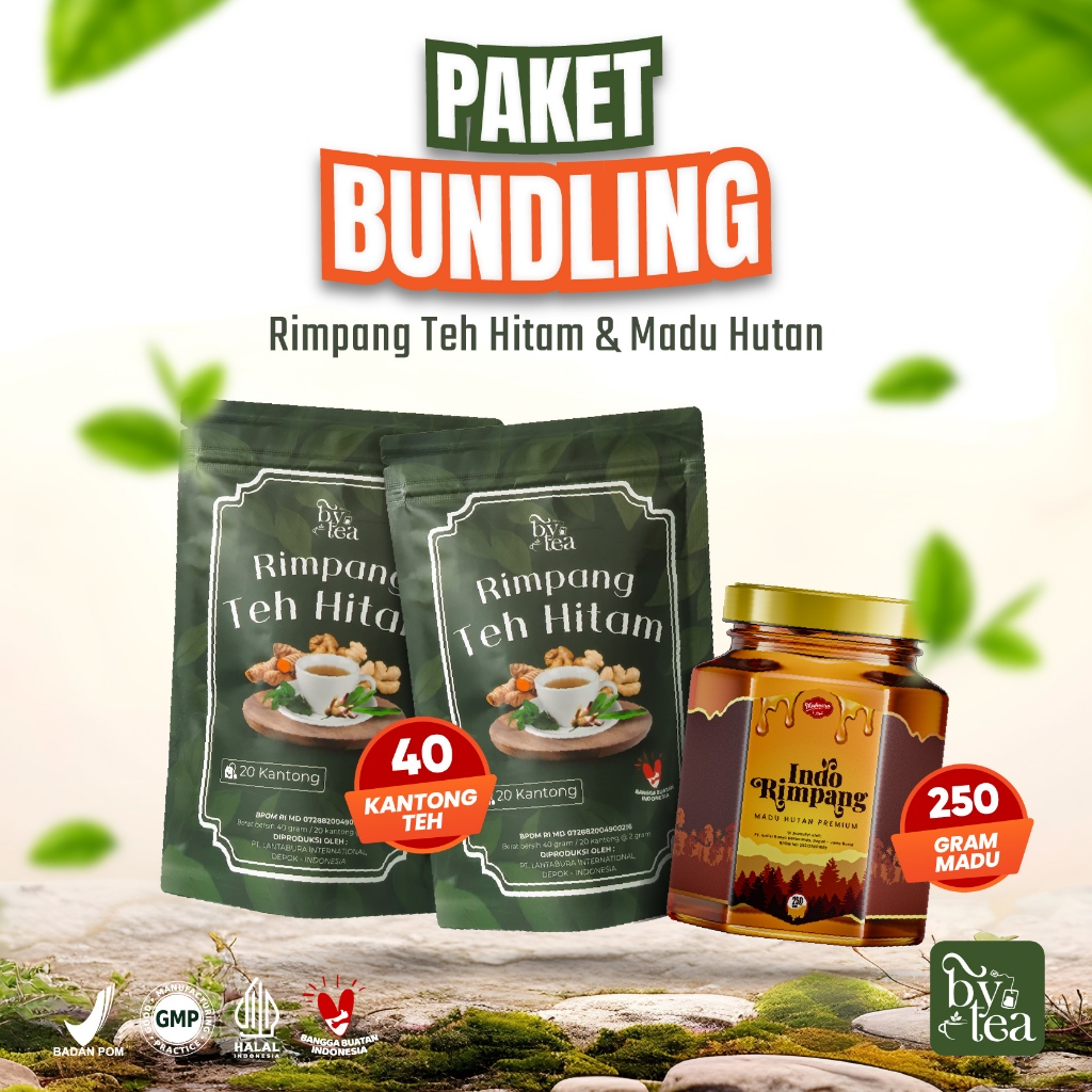 

Bundling Teh Rimpang Hitam Plus Madu Indo Rimpang - Teh Herbal Premium Untuk Menurunkan Berat Badan