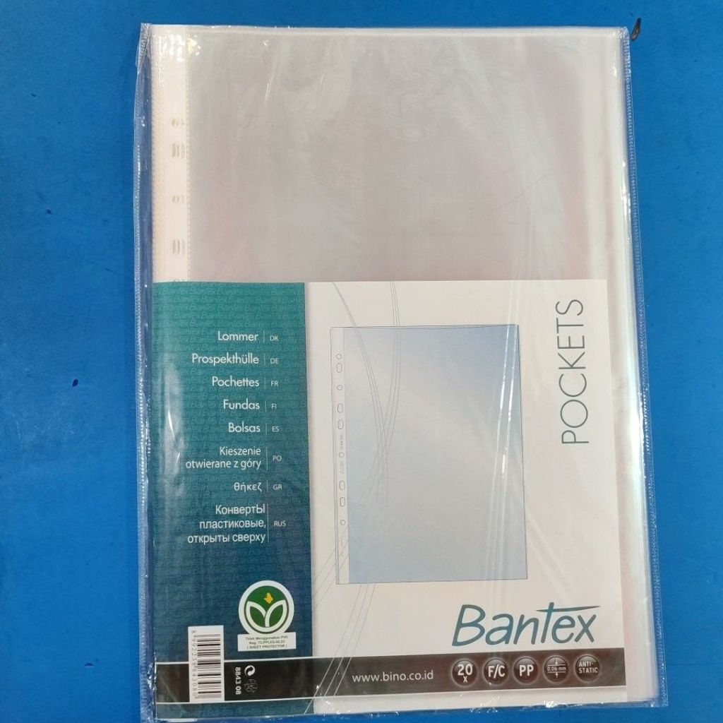 

Plastik Locket Bantex F4 8843 08