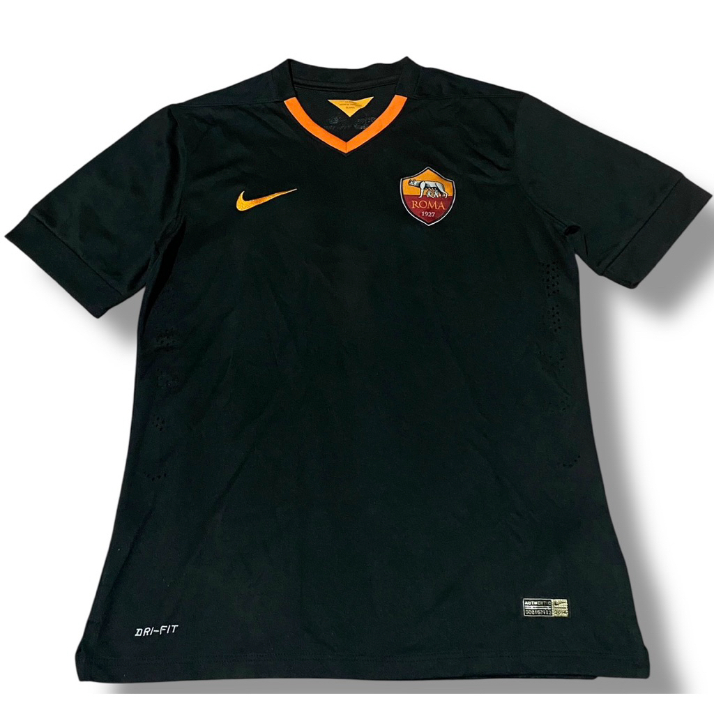 NIKE Kaos Jersey AS Roma Dri-Fit Hitam | Thrift Shop Second Murah