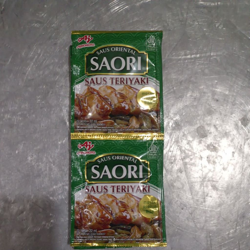 

Saori Saus Teriyaki 10 Pcs @ 22ml
