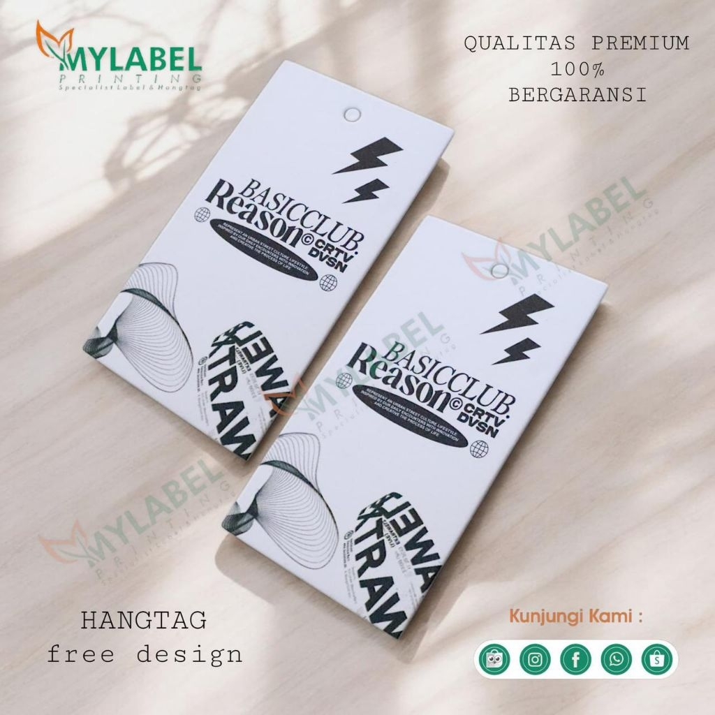 

hang tag baju tebal / hang tag custom / hang tag baju anak / hang tag baju label custom