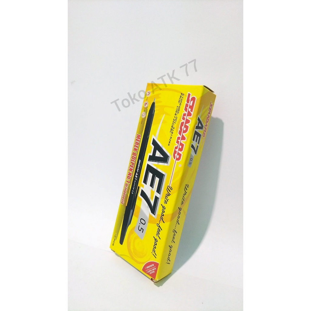 

Pen Standar Standard AE7 AE-7 AE 7 Hitam 1 lusin READY STOCK