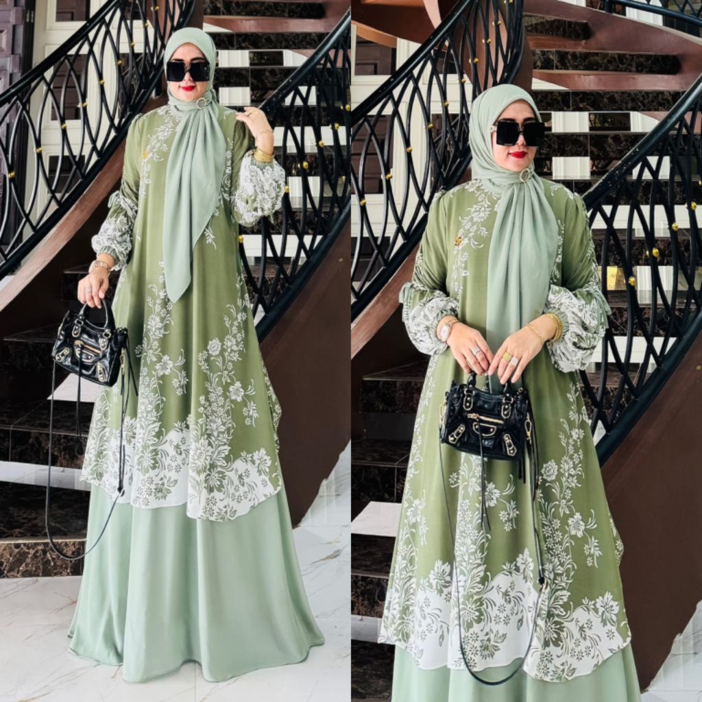 Amna Set Gamis Melayu