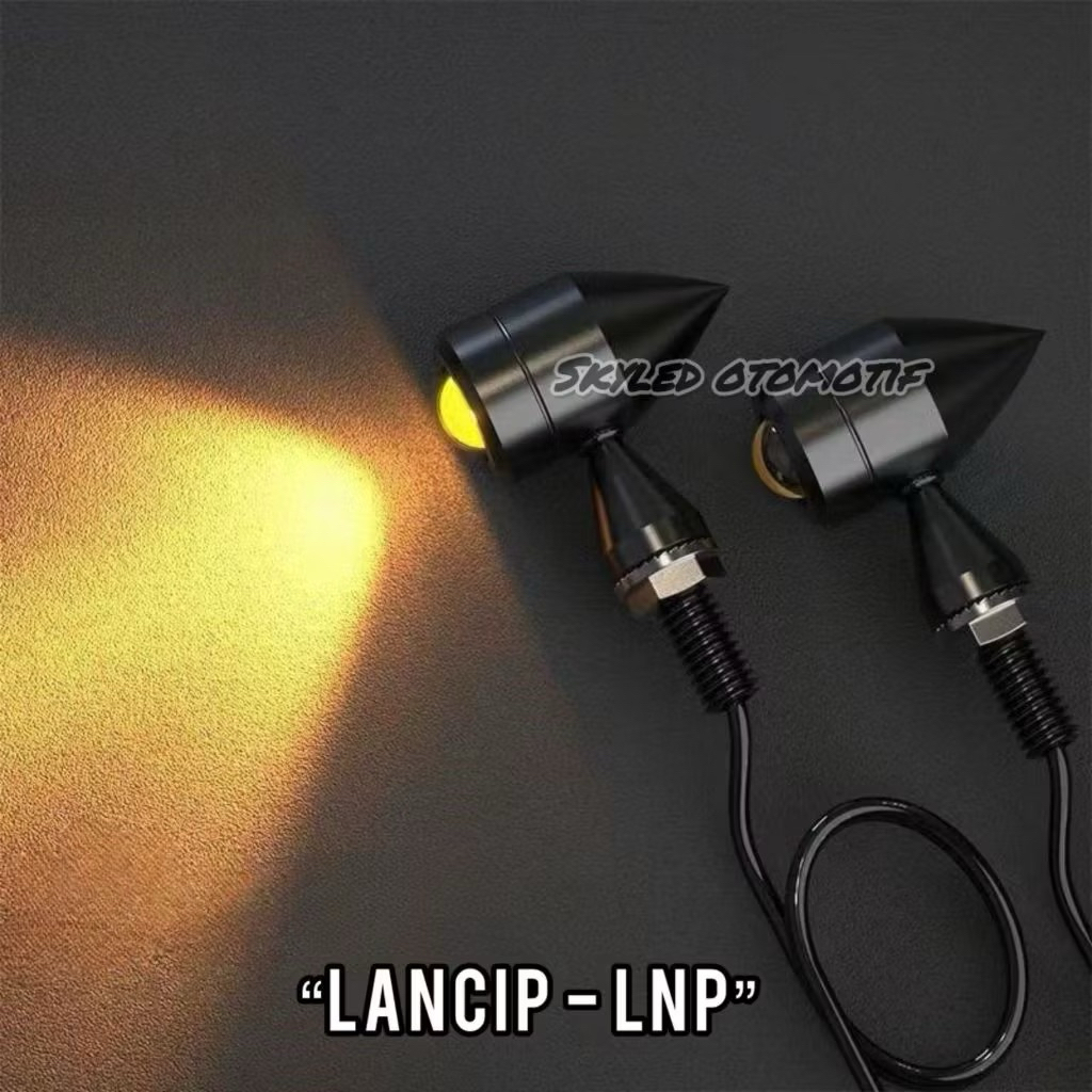 PROMO - Sein Mini Drag Full Cnc Universal Laser Yellow Lampu Sen Mini Laser HARGA SEPASANG