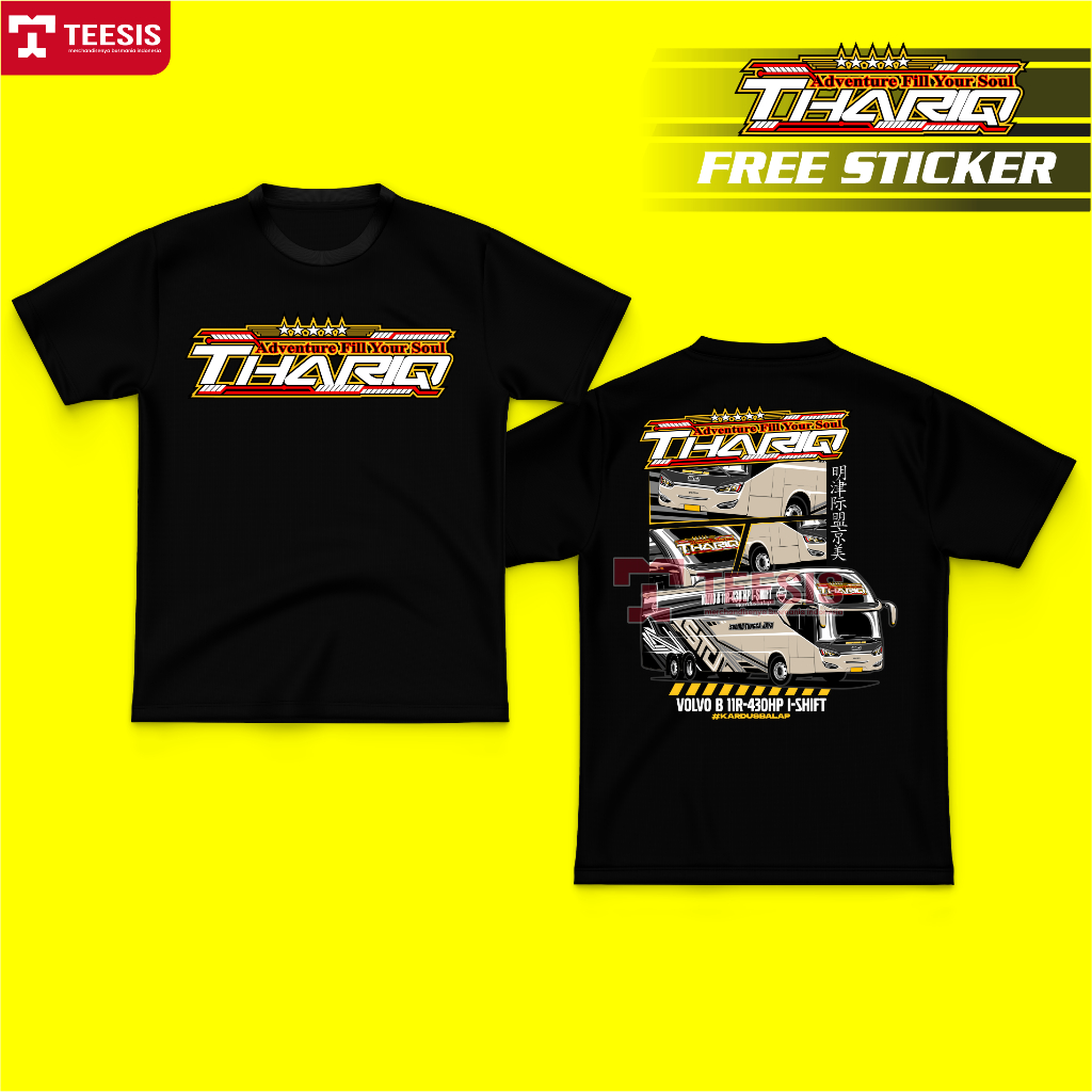 Kaos Baju Bus Bis Mania Bismania STJ Sudiro Tungga Jaya Thariq Volvo SR 2 XHD Prime Laksana