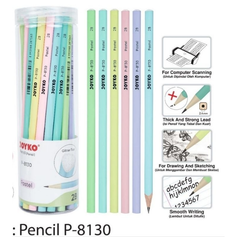 

Eceran - Joyko Pencil P-8131 2B / Pensil 2B