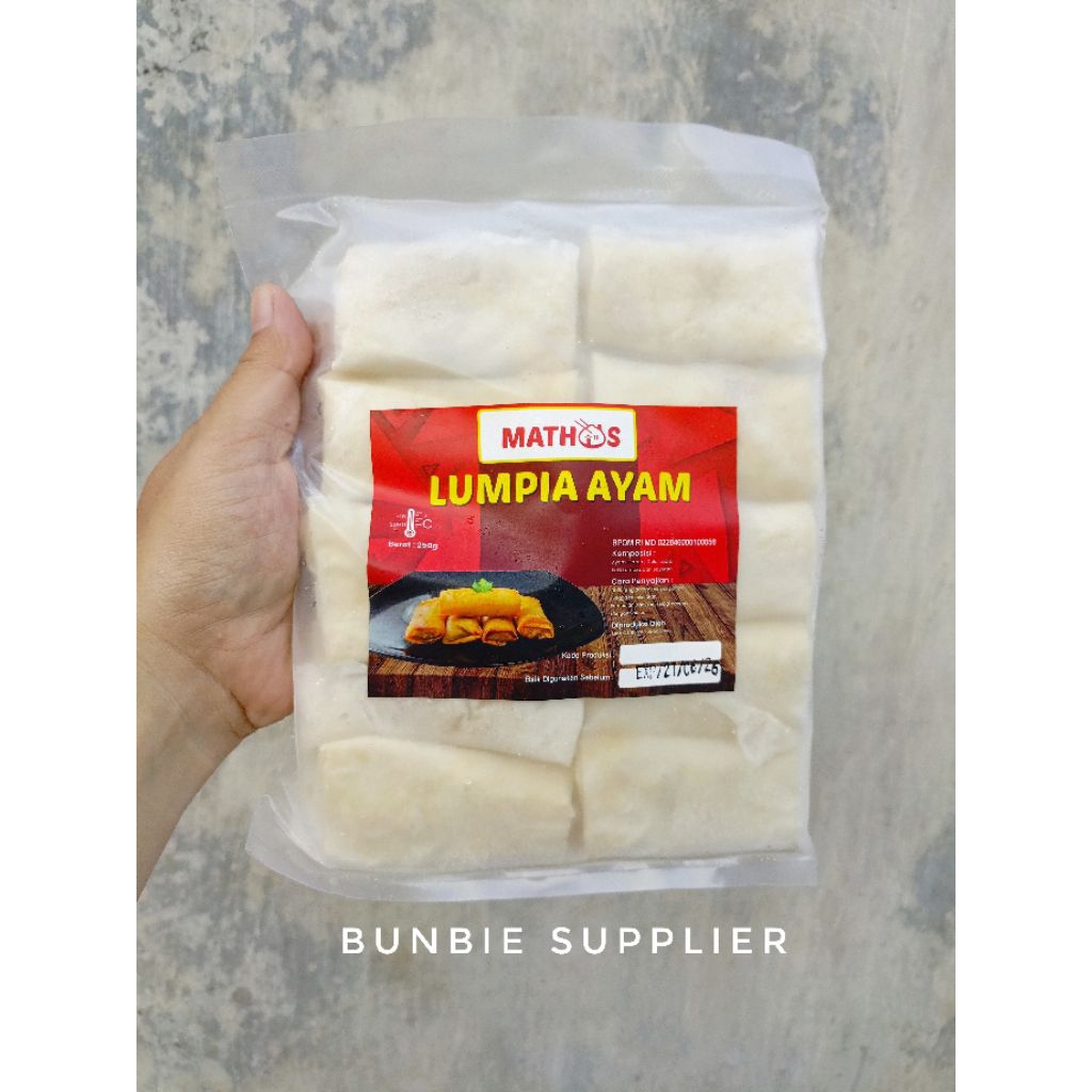 

Mathos Lumpia Ayam Isi 10pcs Frozen