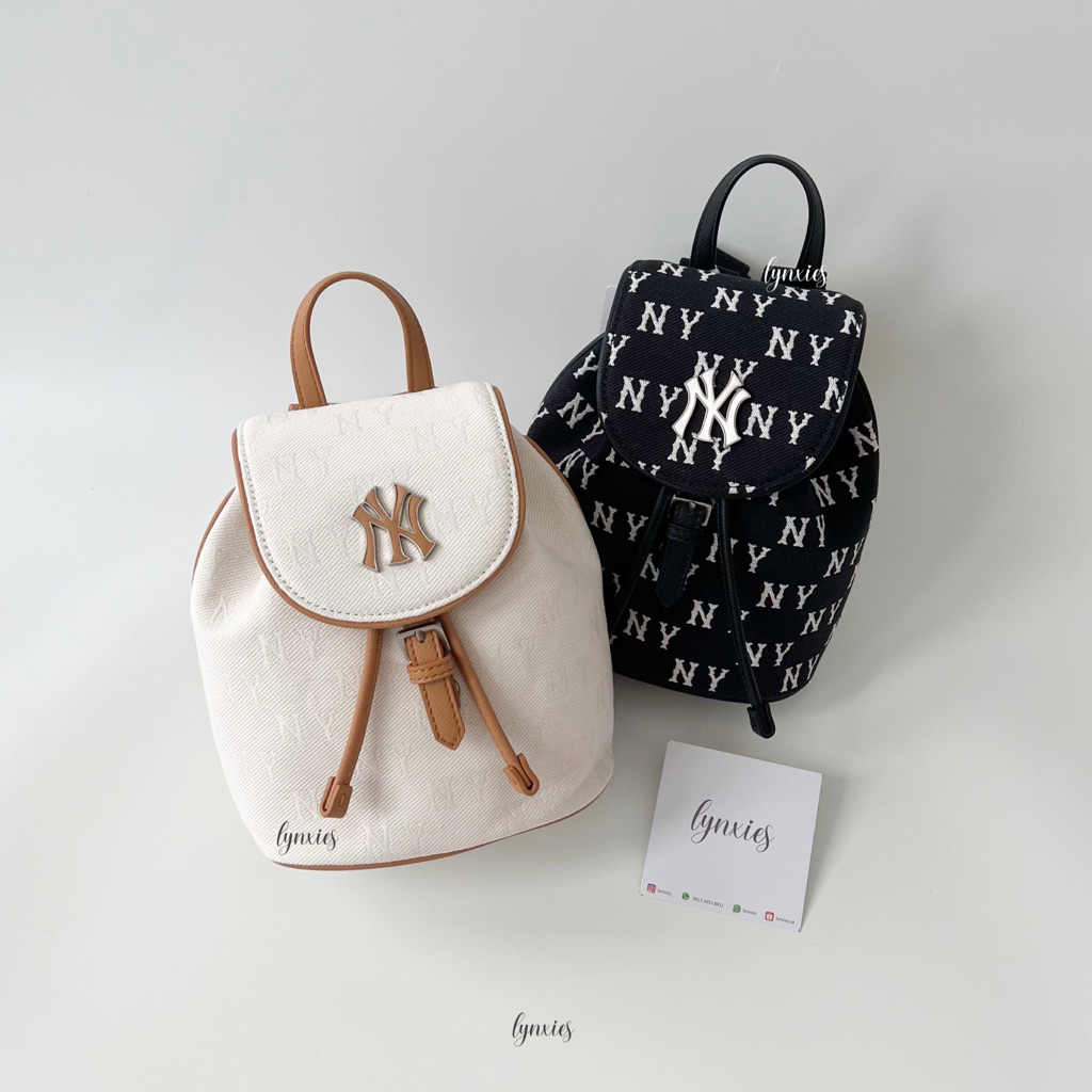 [Ready Stock] MLB CLASSIC MONOGRAM JACQUARD MINI BACKPACK