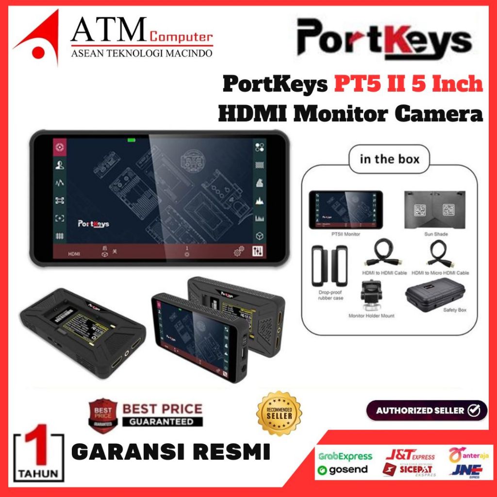 Portkeys PT5 II 5 Inch HDMI Monitor Resmi