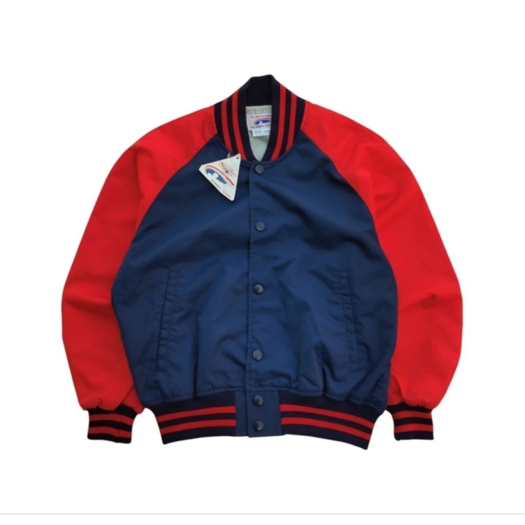 PAN DESCENTE BASEBALL kids jacket varcity vintage size 145 fit 9 - 11 th (P52xL47)