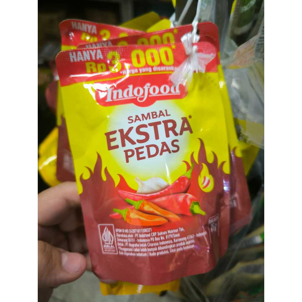 

Indofood Sambal Indofood Extra Pedas 75 gram