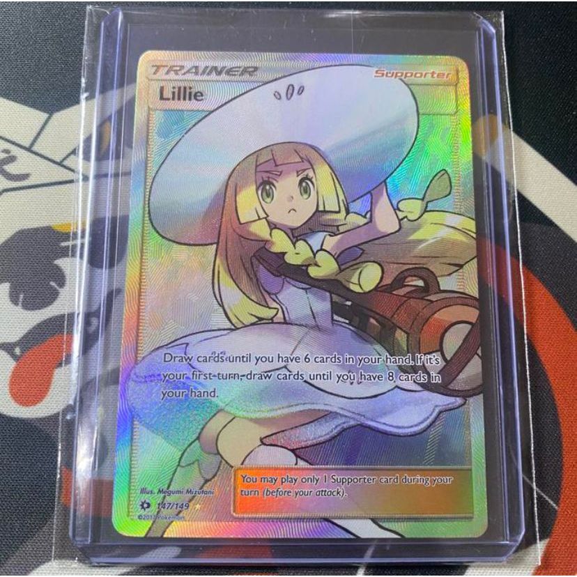 Kartu Pokemon TCG EN English SM Sun MOON Base Set Lilie FA SR