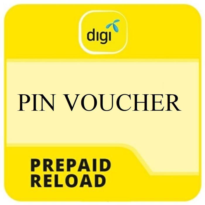 Pulsa Voucher Prepaid Isi Ulang Reload PIN VOUCHER Digi Malaysia 5 RM | 10 RM | 30 RM