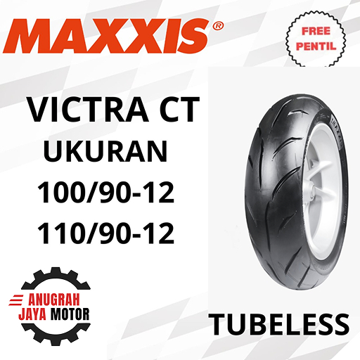 Ban Motor Ring 12 Ban Maxxis Victra CT 100/90-12 110/90-12 Ban Ring 12 Ban Motor Tubeless Ring 12 Ba