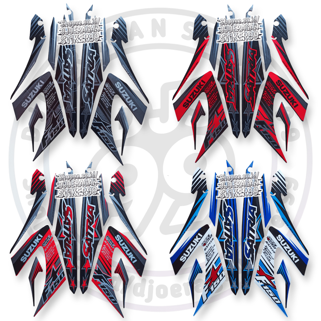 Stiker Striping Satria Fu 2014 Facelift Striping Lis Polet Suzuki Satria Fu F150 2014 Bintang
