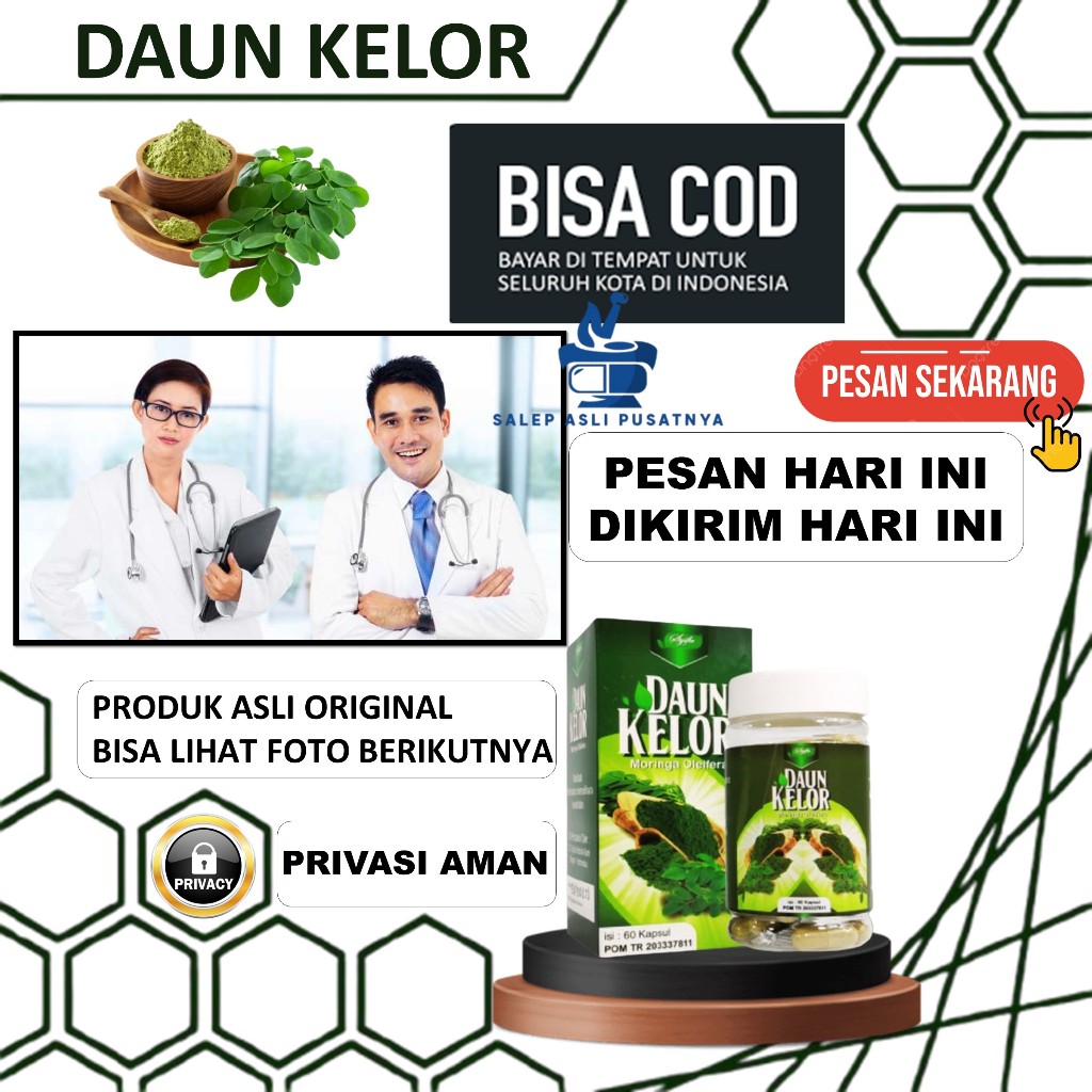 Kapsul Daun Kelor Original 100% Asli