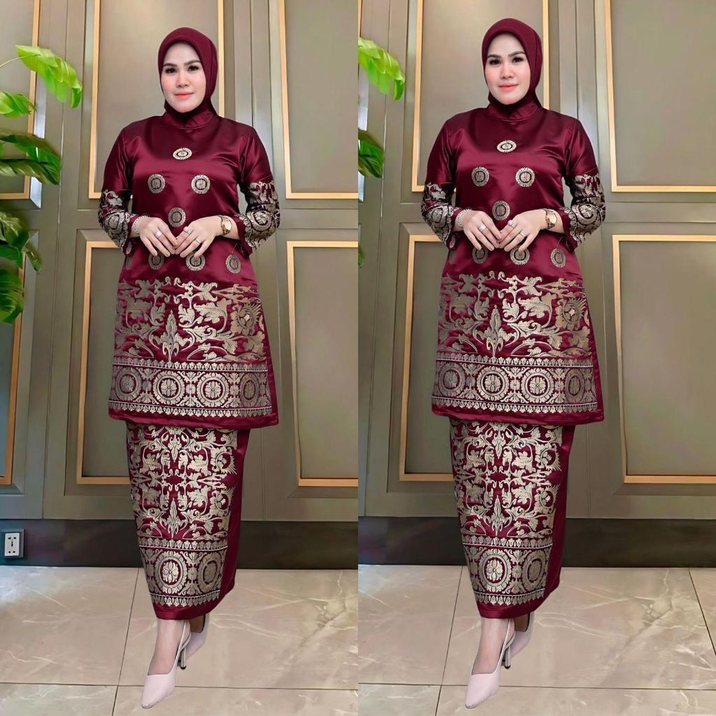 Set Baju Kurung Bordir 3- Baju Kurung Modern - Kebaya Modern - Kebaya Baju Kurung Padang - Baju Kuru
