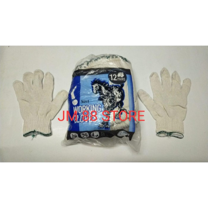 Sarung tangan rajut kain benang / sarung tangan kain benang / Sarung tangan karet latex / sarung tan