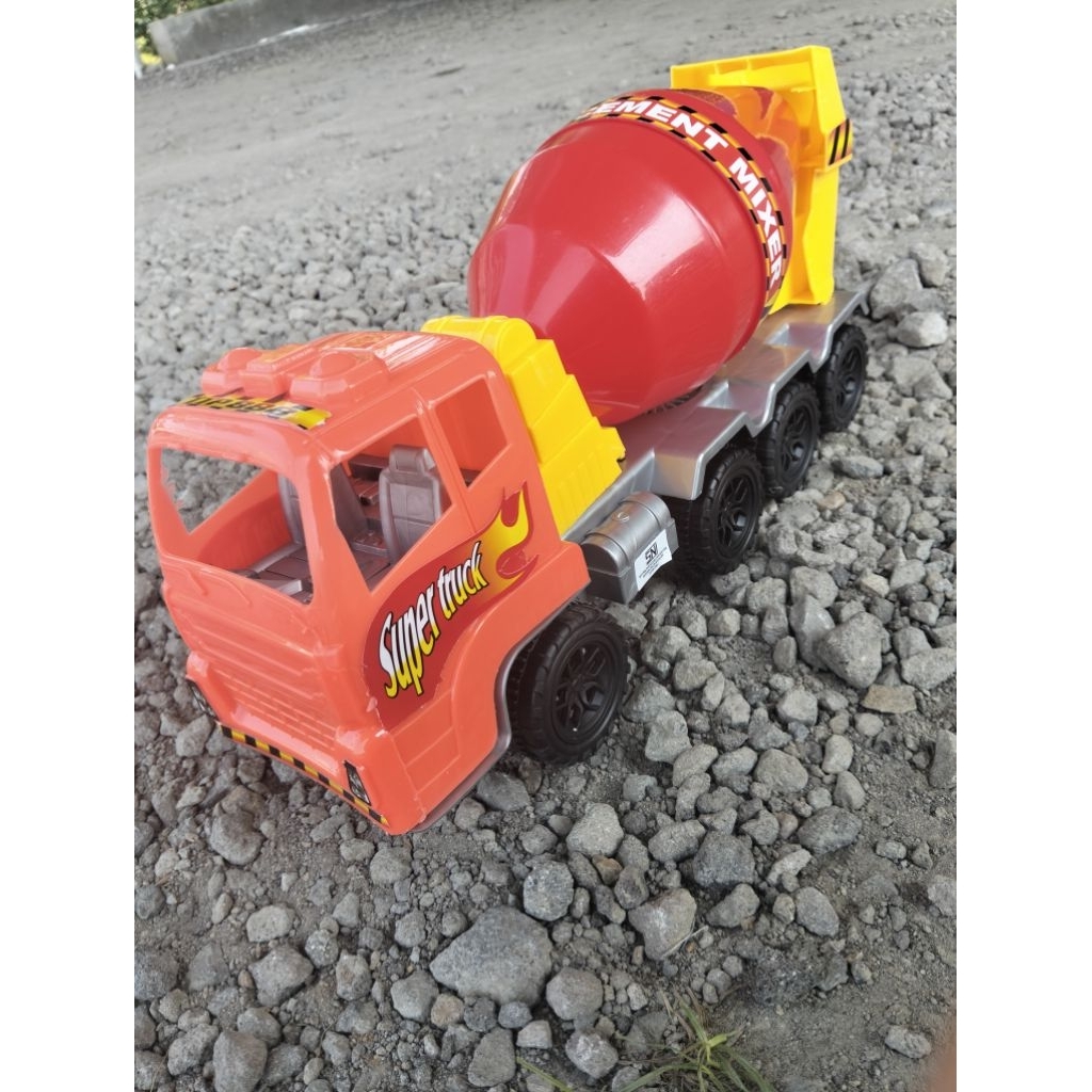 Mainan Anak Mobil Konstruksi Molen Pengaduk Semen