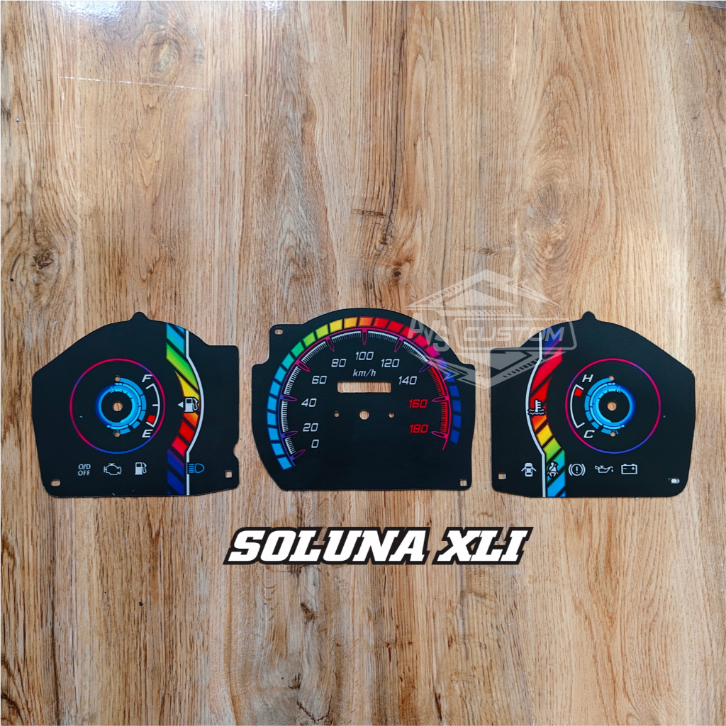 Speedometer SOLUNA XLI TOYOTA SOLUNA papan panel variasi custom