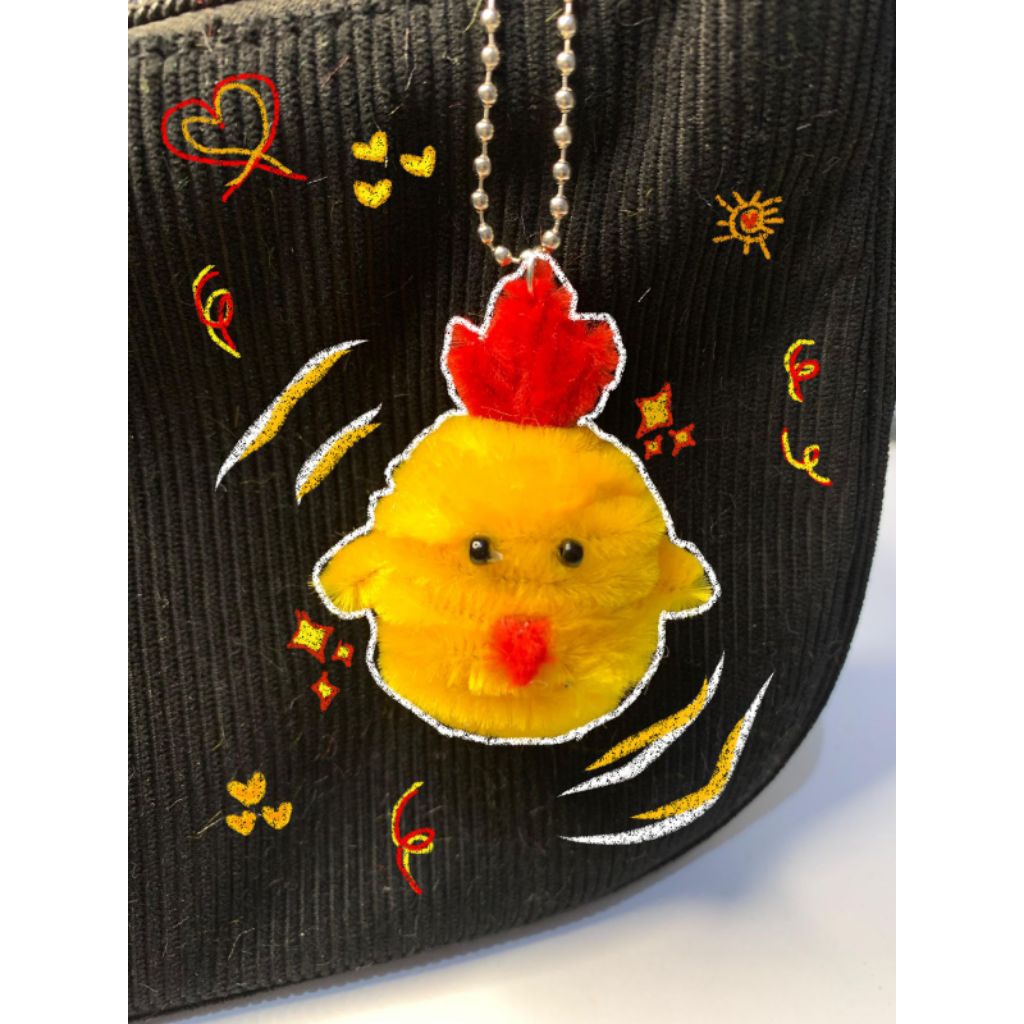 anak ayam | telur ayam | ganci pipe cleaner