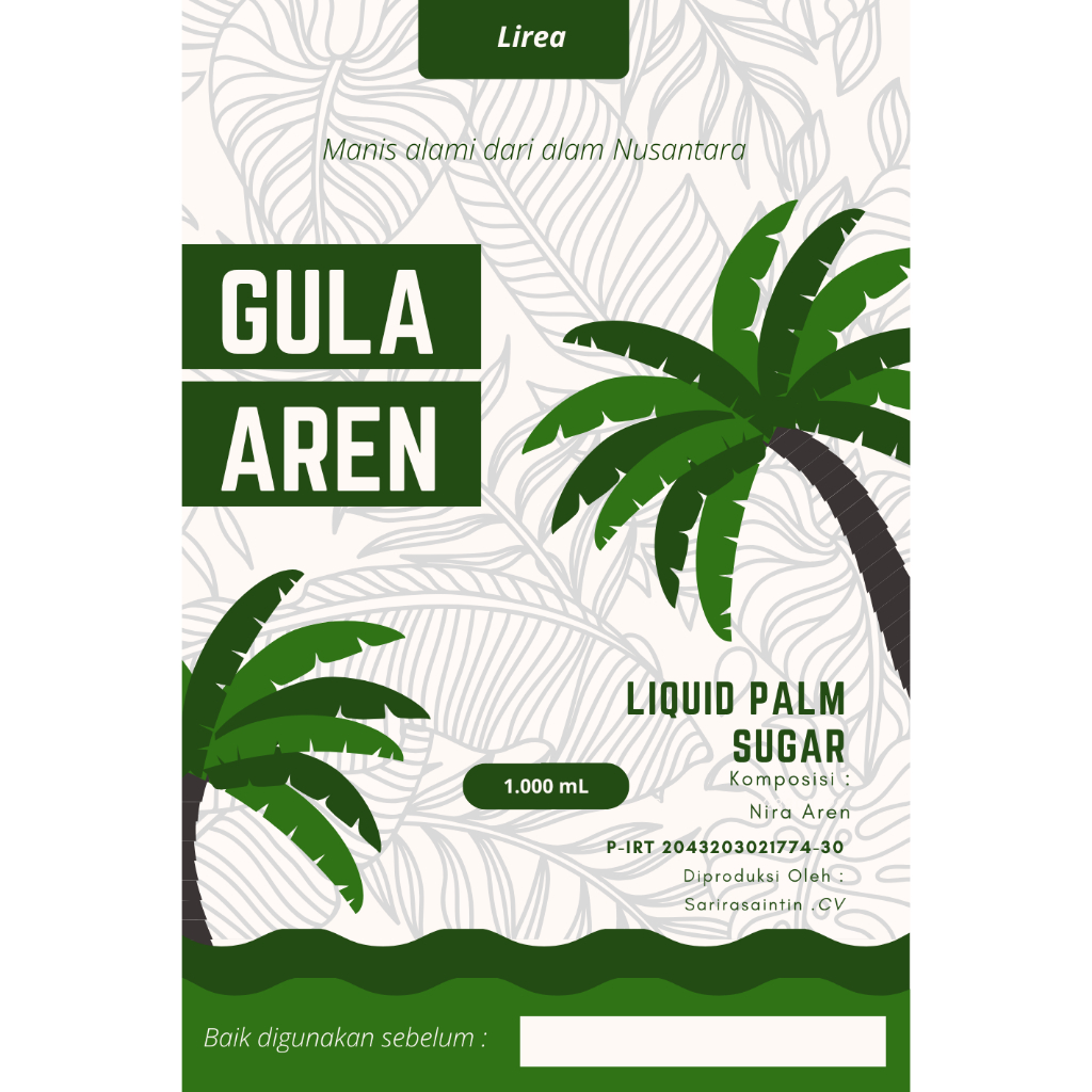 

GULA AREN | BROWN SUGAR | ORGANIC GULA AREN CAIR | lIQUID SUGAR | 1.100 GRAM |