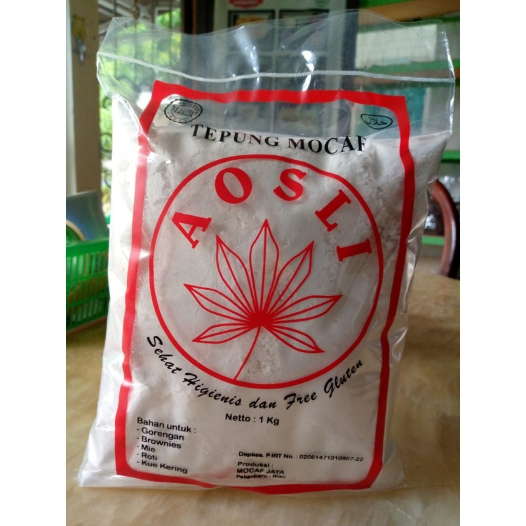 

Tepung Mocaf Reguler Gluten Free - Tepung Singkong Kemasan 1 Kg (AOSLI)