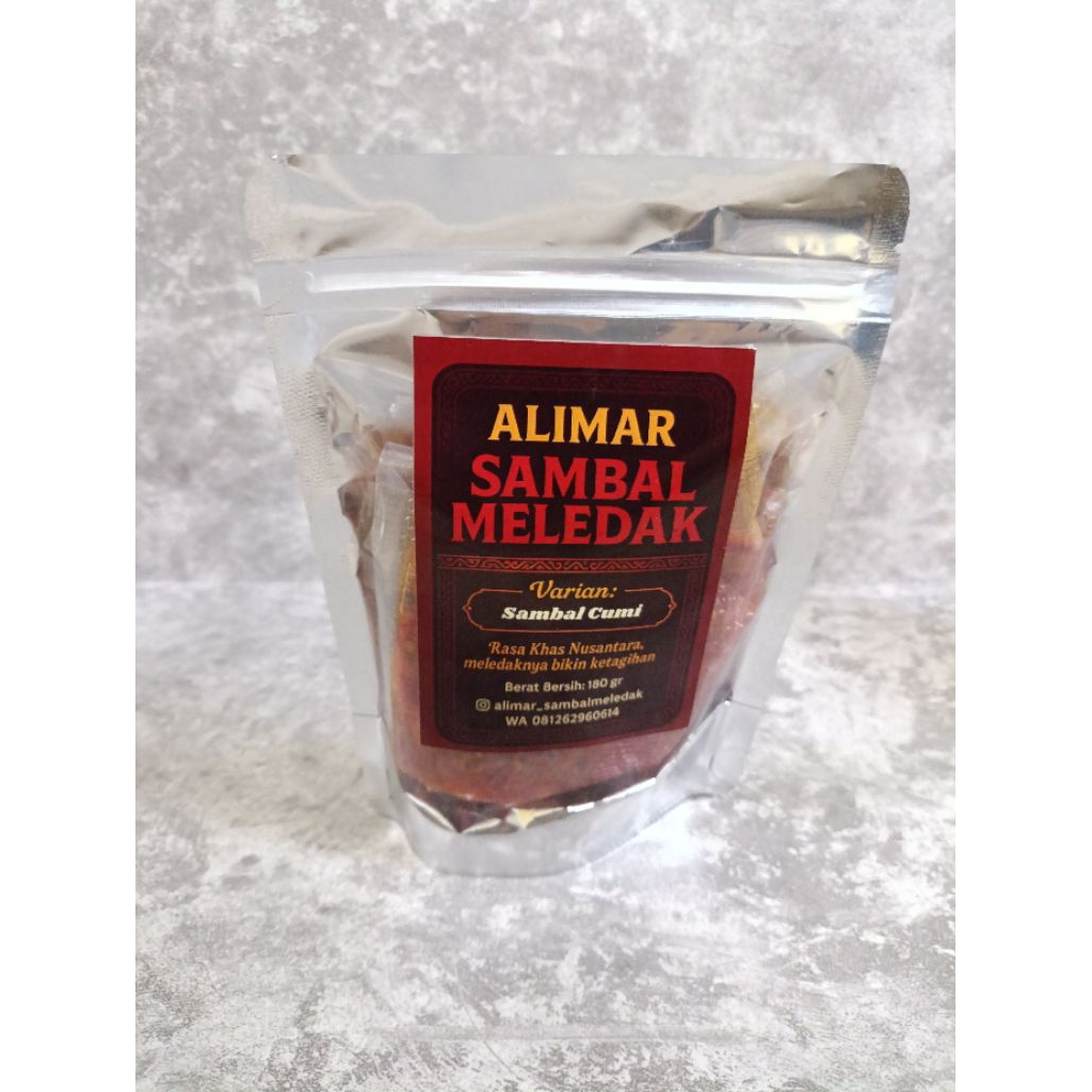 

Alimar sambal meledak (3 sambal cumi) paket hemat