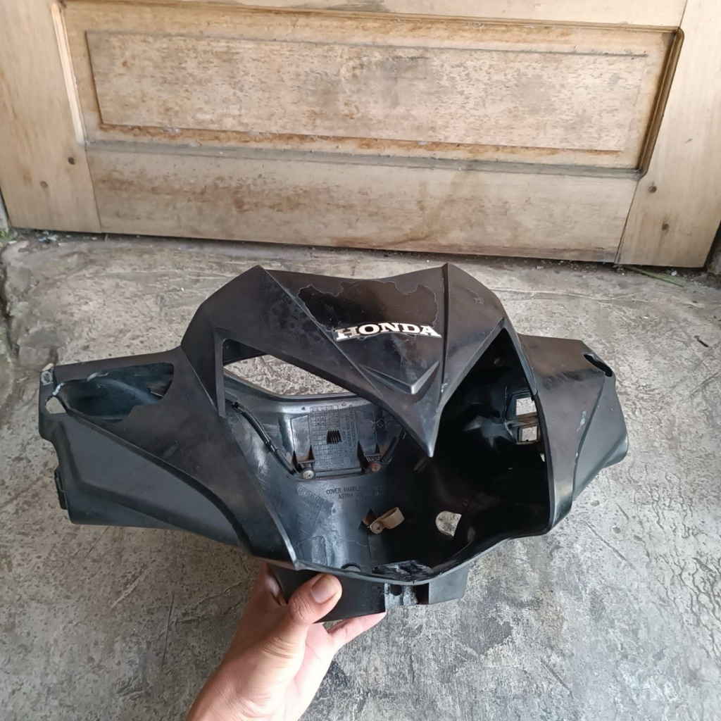 cover batok totok kepala depan honda supra x 125 batman original copotan