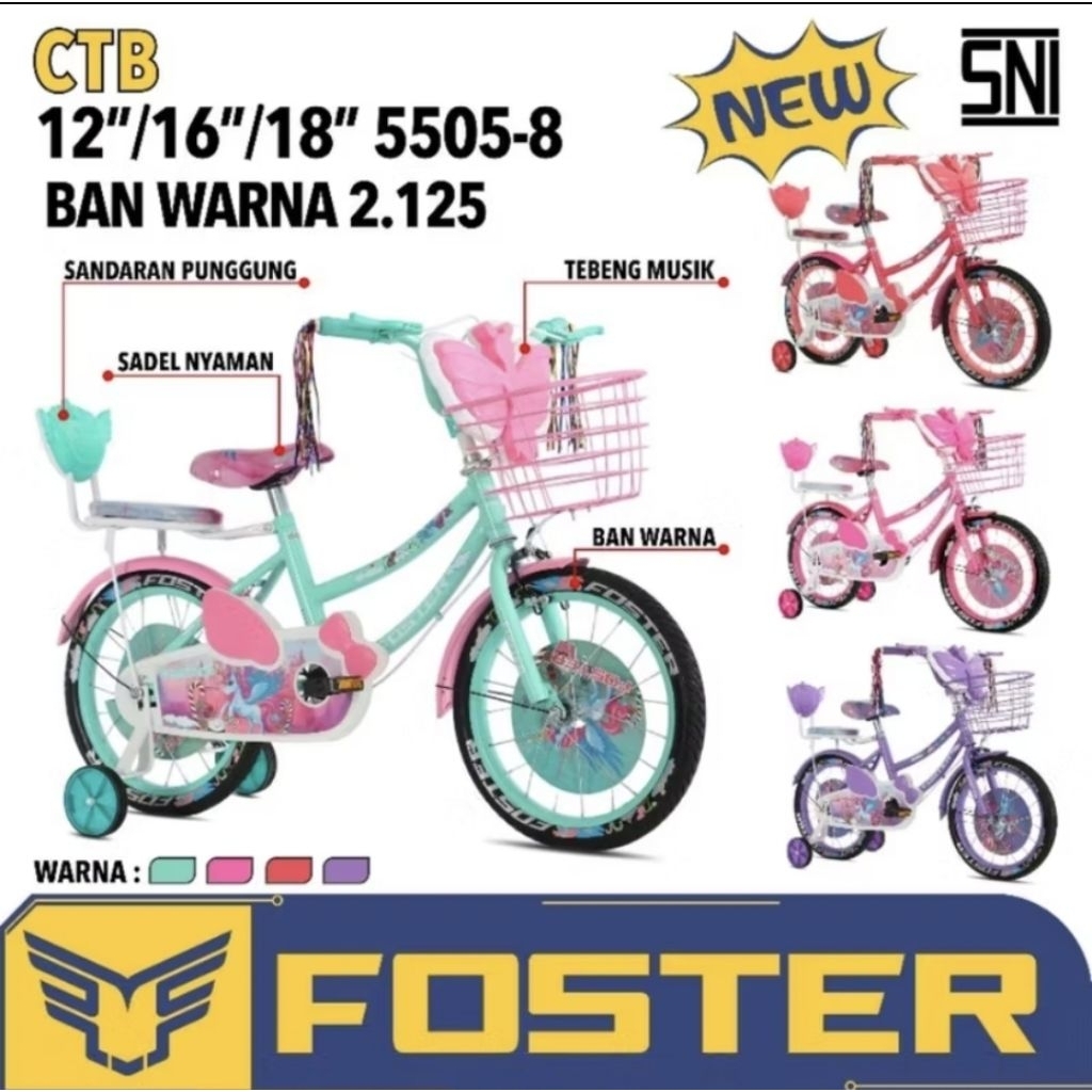 sepeda mini 12 foster